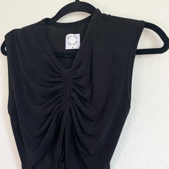 WITH JEAN Roxy Black Cut Out Mini Dress - Picture 9 of 14